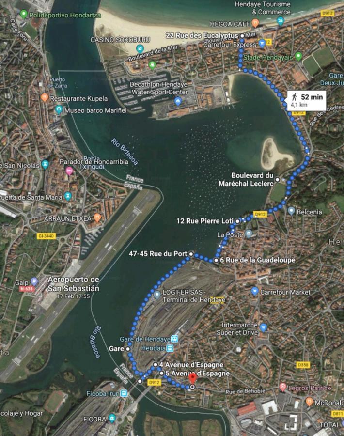 Port Bidassoa - T2 Coquet, Parking, Lit Xxl, Wifi, Pres De La Gare Hendaye Zewnętrze zdjęcie
